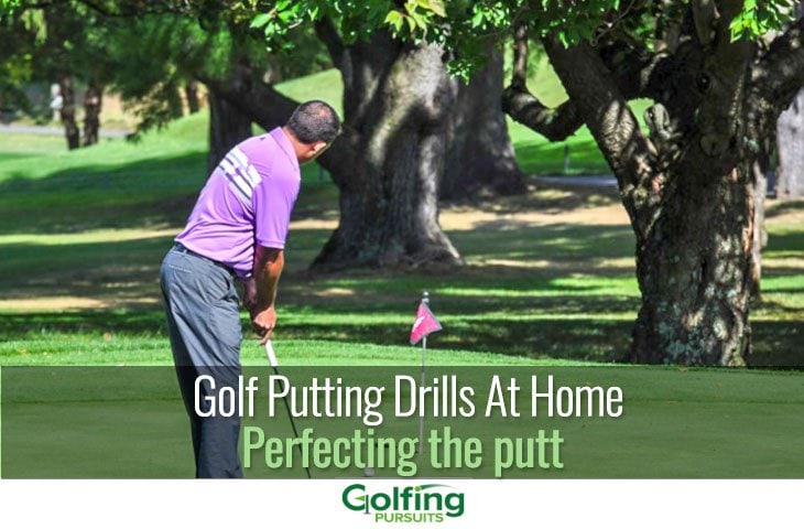 Golf putting drills at home